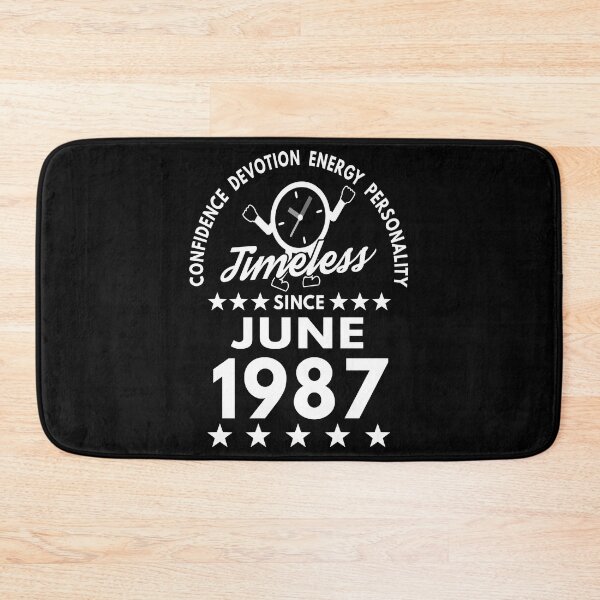 Item preview, June Birthday Timeless Person -1987 - White Text designed and sold by MoonsmileProd.