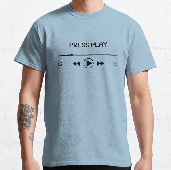 Press Play Media Tv T Shirt