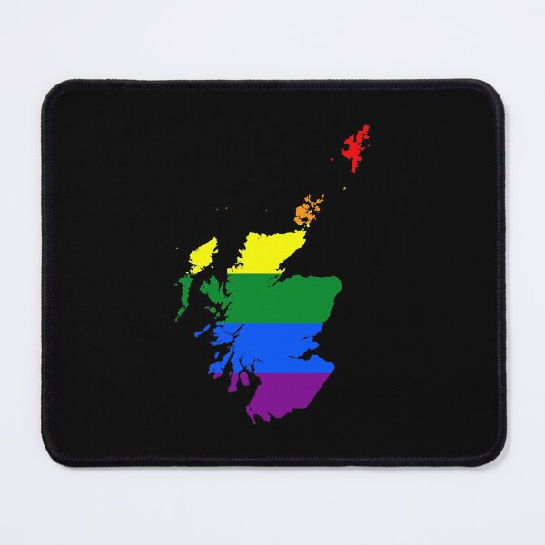 Item preview, LGBT Flag Scotland Map  designed and sold by RBEnt.