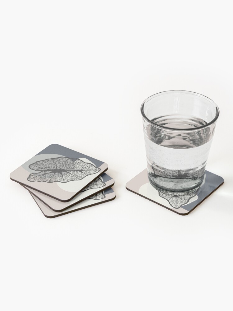 Alternate view of Fossil Find Lacey Leaf Coasters (Set of 4)