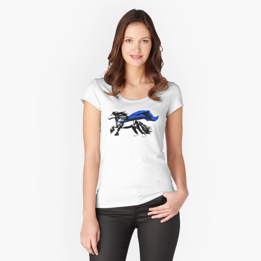 My Favorite Hero Fitted Scoop T-Shirt
