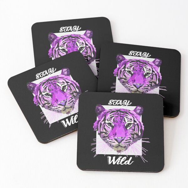 Item preview, Born Year of the Tiger. Purple Tiger Print. Bengal Tiger Head.  designed and sold by AnnastasiiaD.
