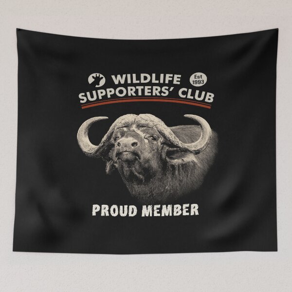 Item preview, African Buffalo Bull Close-up for Wildlife Supporters designed and sold by Scotch Macaskill.
