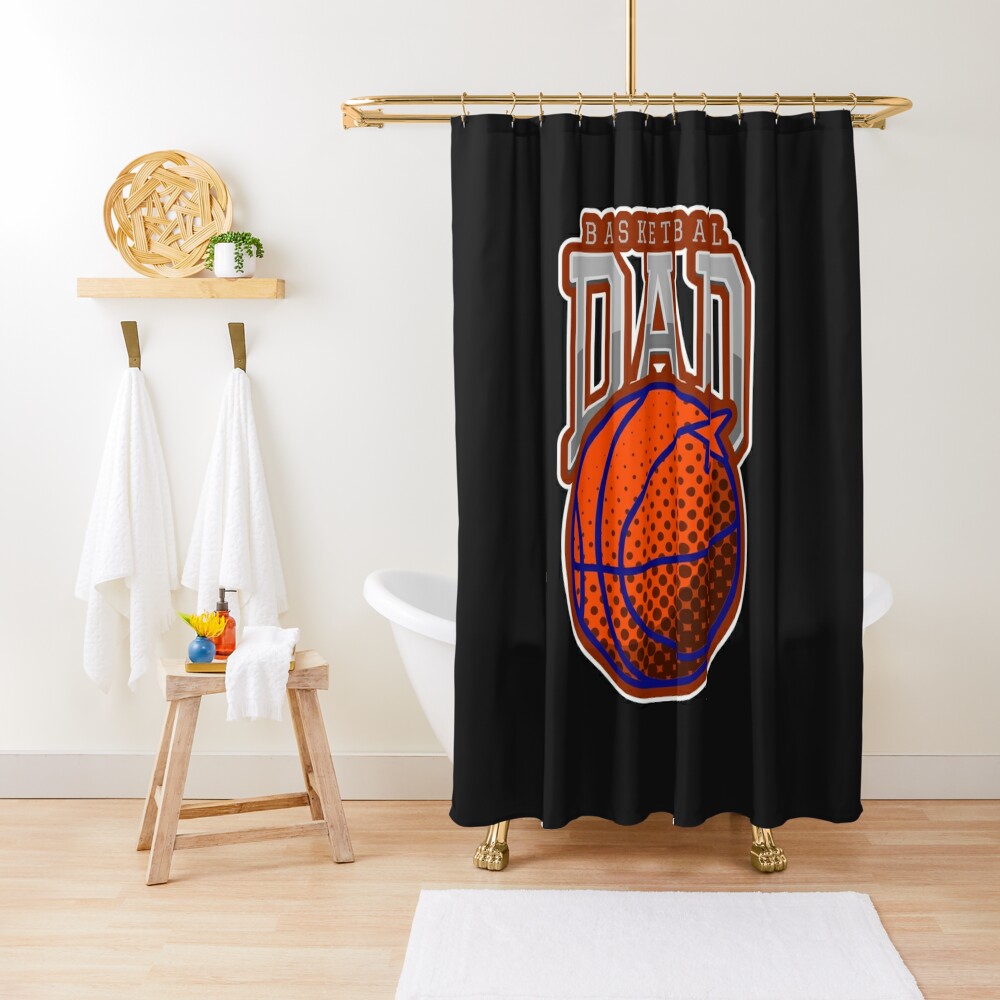High Quality Basketball Dad Shower Curtain CS-QN9C2J8R