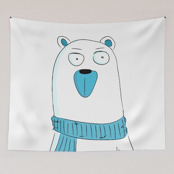 Item preview, Cool Polar Bear - Toon Art designed and sold by AlexSin.