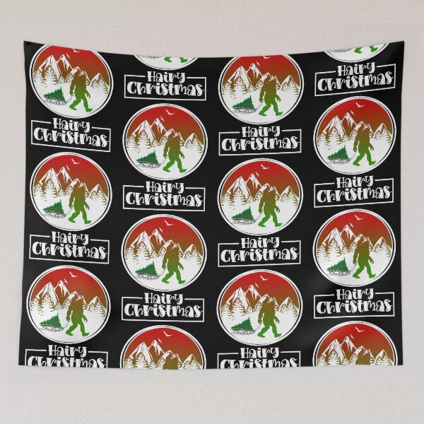 Item preview, Funny Bigfoot Christmas Hairy Christmas Sasquatch Xmas designed and sold by CharJens.