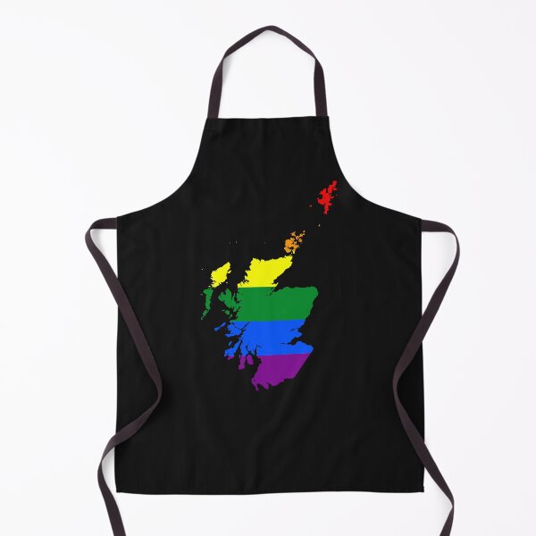 Item preview, LGBT Flag Scotland Map designed and sold by RBEnt.