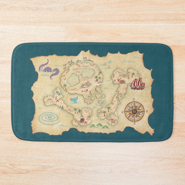 Item preview, Treasure map designed and sold by Boutchoupitchou.