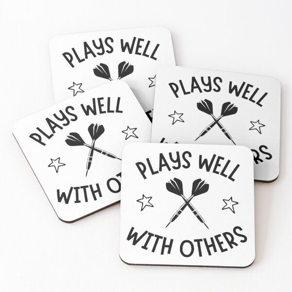 Item preview, Darts: Plays well with others designed and sold by TheGreenGoat.
