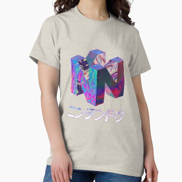 Aperçu de l'œuvre Logo vaporwave de jeu N.6.4 créée et vendue par Little-FLASH.