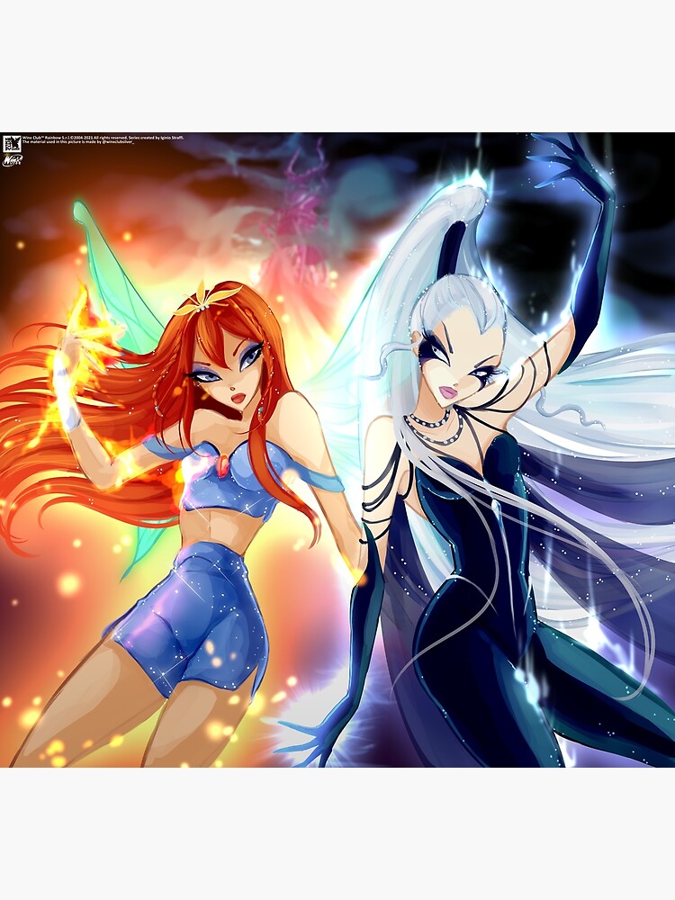 "Fairies VS Witches - BLOOM & ICY - Winx Club 9" Poster For Sale By ...