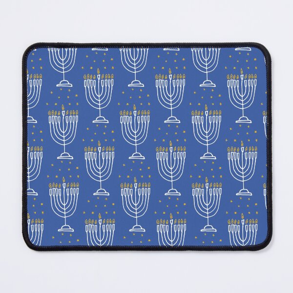 Item preview, Hannukiah Candles, White Ink on Blue designed and sold by KShedenhelm.