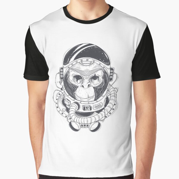 Item preview, Monkey Astronaut Chimpanzee in Space Suit designed and sold by Toko-Prints.