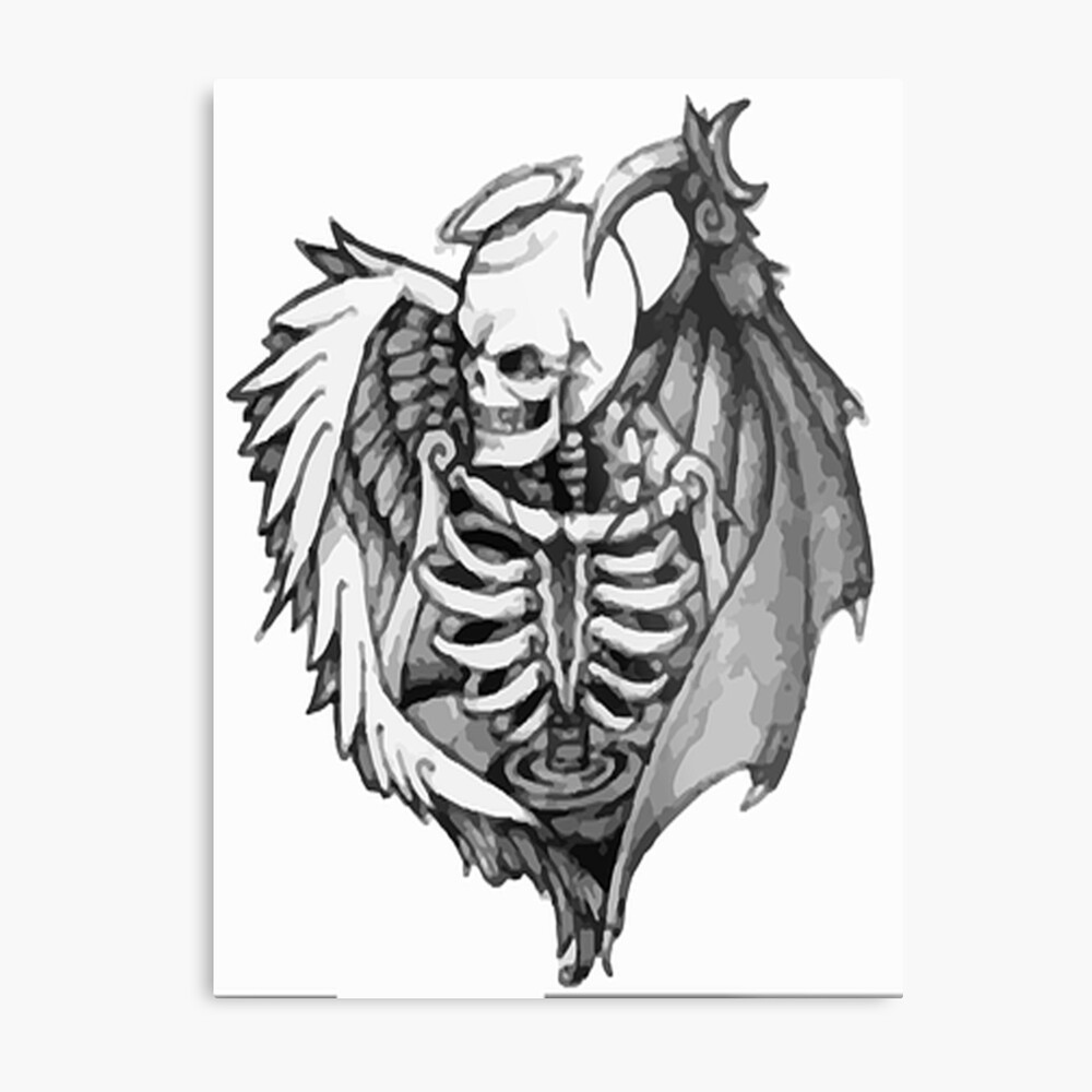4 armed skeleton angel tattooTikTok Search