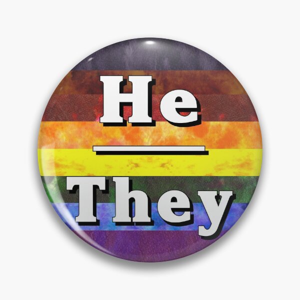 Item preview, He-They Pronouns: Inclusive designed and sold by TigerTorreArt.