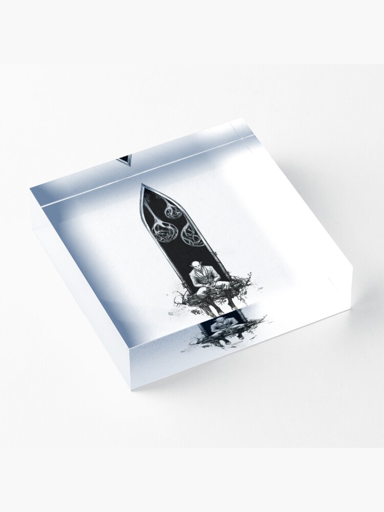 Alternate view of Degrees of separation Acrylic Block