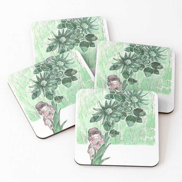 Item preview, Hens and chicks reading lady designed and sold by Green-Martha.