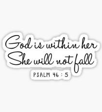 Psalm 46:5 Sticker