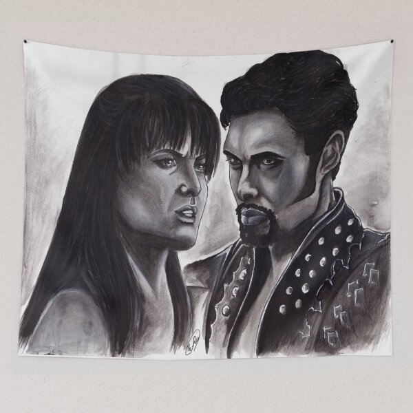 Item preview, The Warrior Princess &the God of War designed and sold by SuiLovett.