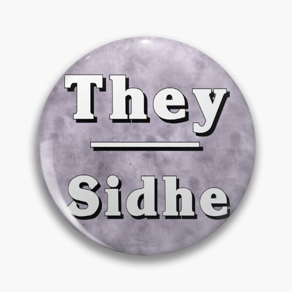 Item preview, They-Sidhe Pronouns: Neutral Gray designed and sold by TigerTorreArt.