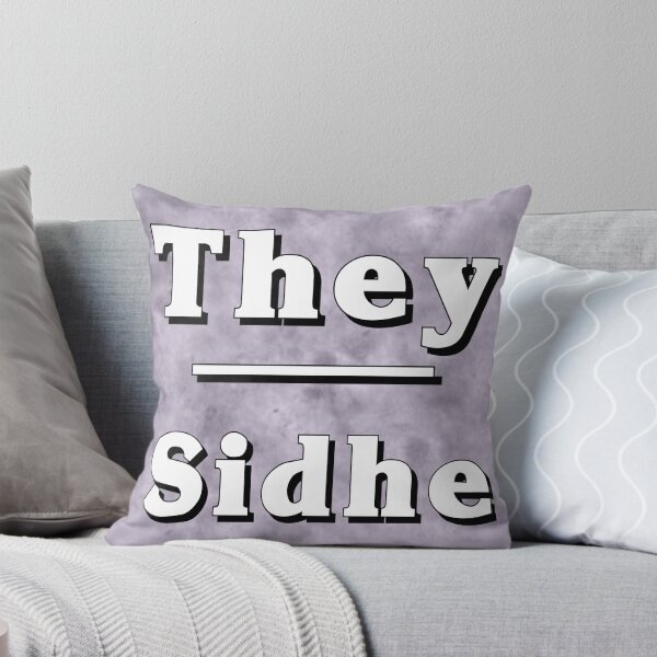 Item preview, They-Sidhe Pronouns: Neutral Gray designed and sold by TigerTorreArt.