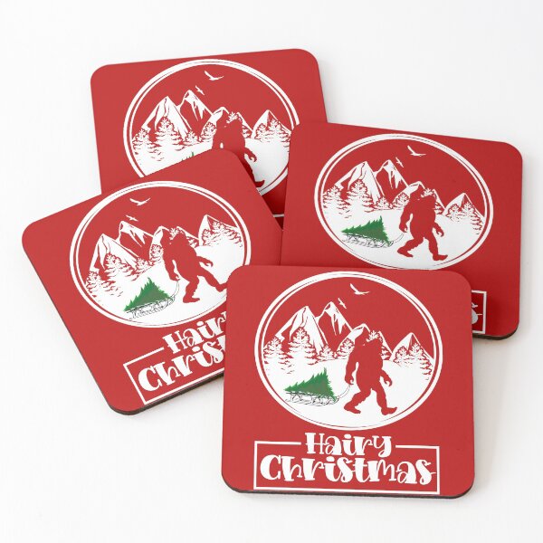 Item preview, Funny Bigfoot Christmas Hairy Christmas Sasquatch Xmas designed and sold by CharJens.