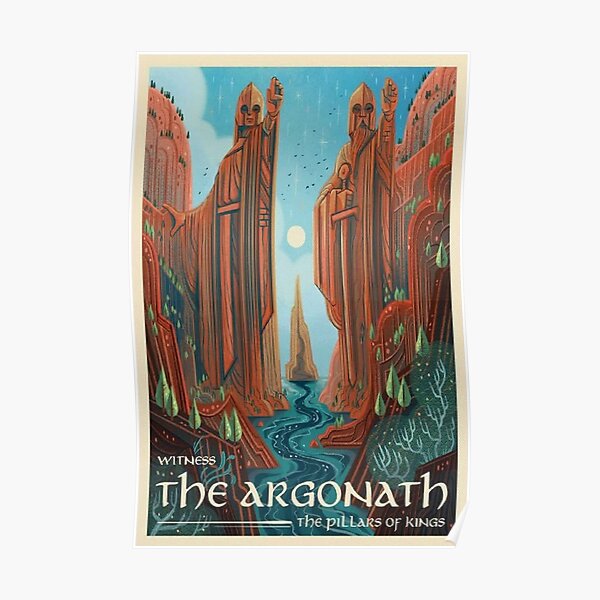 Argonath-Kunst Poster