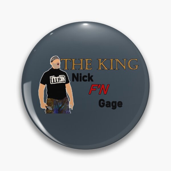 Artikelvorschau, Der König Nick Gage entworfen und verkauft von LastGenLad.