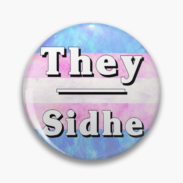 Item preview, They-Sidhe Pronouns: Trans Pride designed and sold by TigerTorreArt.
