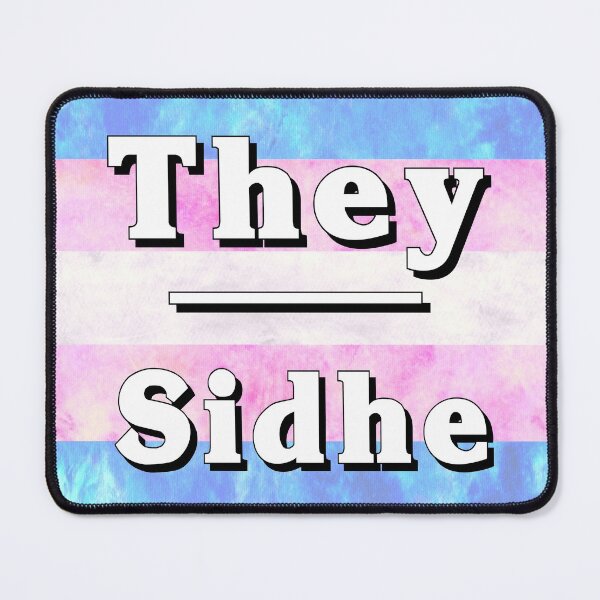 Item preview, They-Sidhe Pronouns: Trans Pride designed and sold by TigerTorreArt.