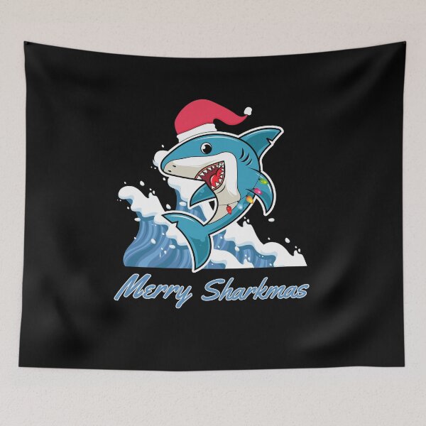 Item preview, Merry Sharkmas Funny Santa Shark Christmas designed and sold by i-longmanshop.