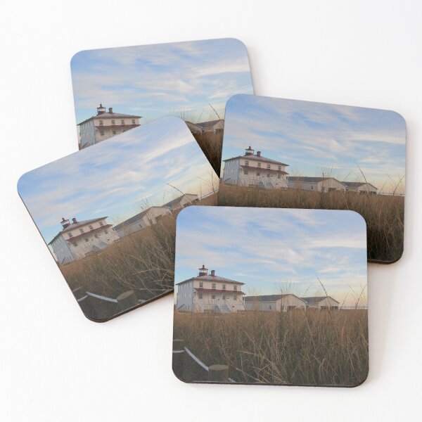 Item preview, Point Lookout Lighthouse with the buoy and coal sheds designed and sold by Tonia Delozier's Photography .