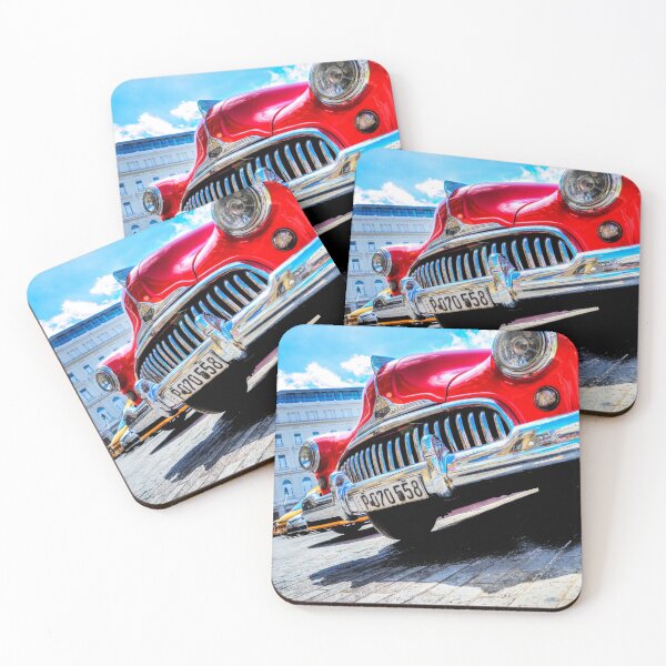 Item preview, Classic American Red Car In Cuba designed and sold by Paul Thompson Photography.