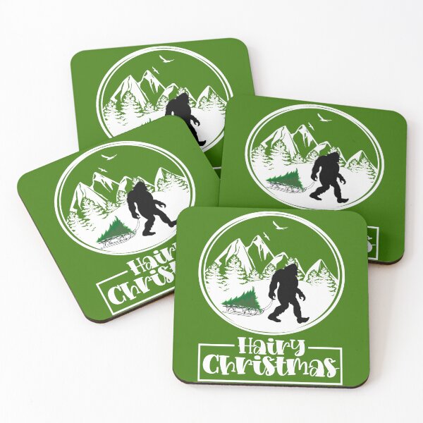 Item preview, Funny Bigfoot Christmas Hairy Christmas Sasquatch Xmas designed and sold by CharJens.