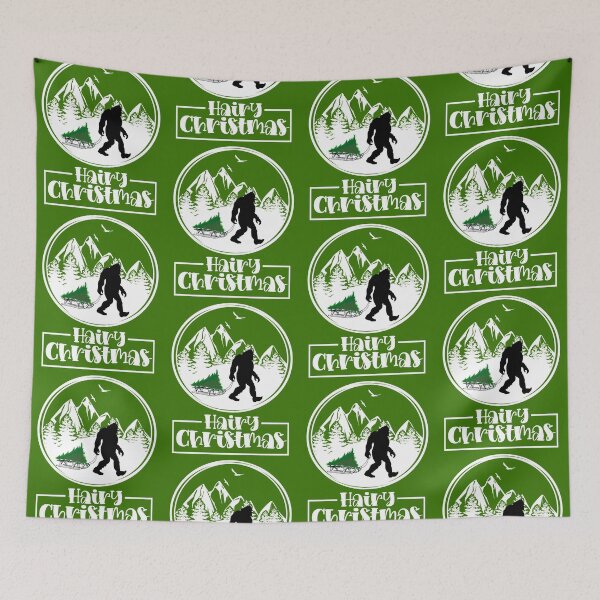 Item preview, Funny Bigfoot Christmas Hairy Christmas Sasquatch Xmas designed and sold by CharJens.