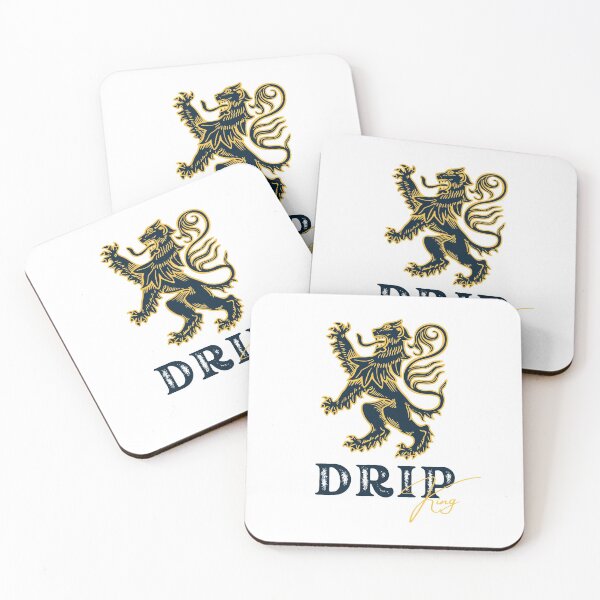 Aperçu de l'œuvre Drip King - Lion d'or créée et vendue par CrisisCo.