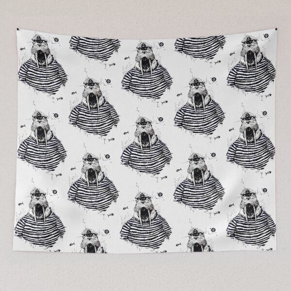 Item preview, walrus sailor designed and sold by Niti-Niti.