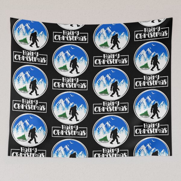 Item preview, Funny Bigfoot Christmas Hairy Christmas Sasquatch Xmas designed and sold by CharJens.