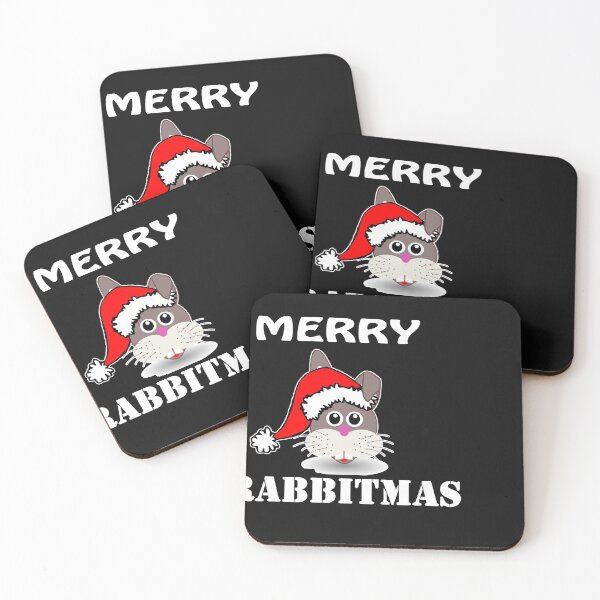 Item preview, Rabbit Christmas, Rabbit Xmas, Merry Christmas, Merry Rabbitmas, Gift   designed and sold by LusterCraft.