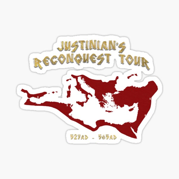 Justinian's Reconquest Tour Sticker