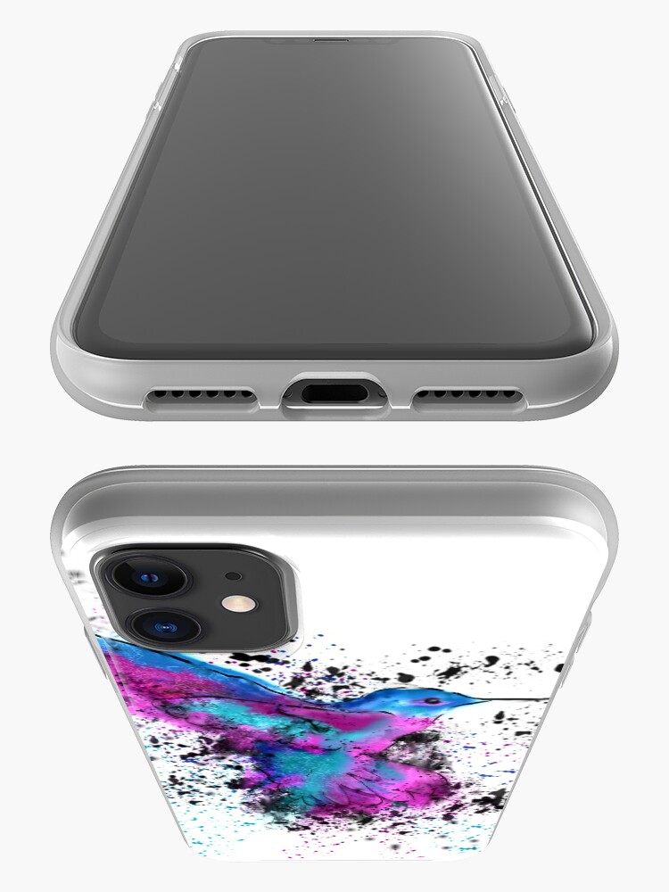Alternate view of Splash of a Hummingbird iPhone Case & Cover