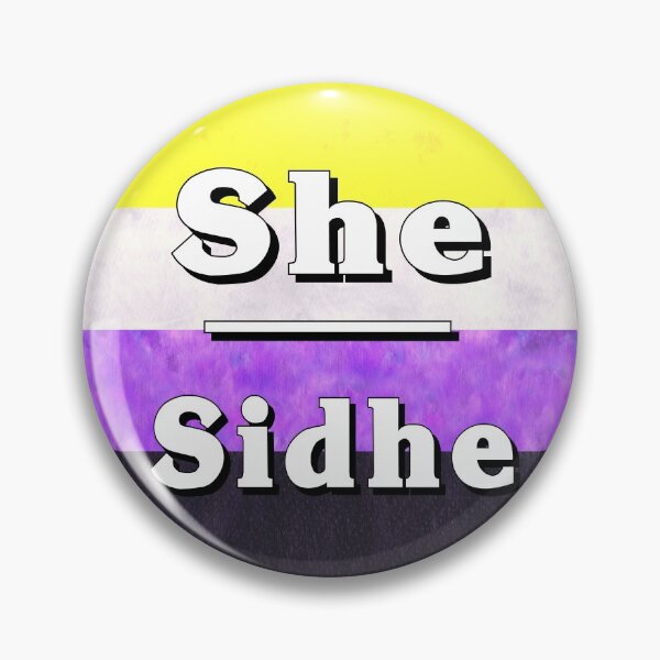 Item preview, She-Sidhe Pronouns: Non-Binary designed and sold by TigerTorreArt.