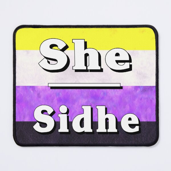Item preview, She-Sidhe Pronouns: Non-Binary designed and sold by TigerTorreArt.