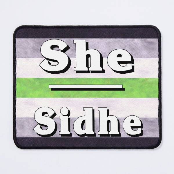Item preview, She-Sidhe Pronouns: Agender designed and sold by TigerTorreArt.