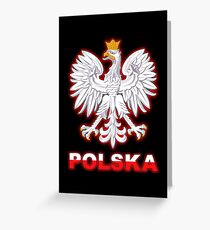 Polska - Polish Coat of Arms - White Eagle Greeting Card