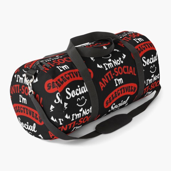 Item preview, I'm Not Anti Social I'm Selectively Social designed and sold by MoSaid.
