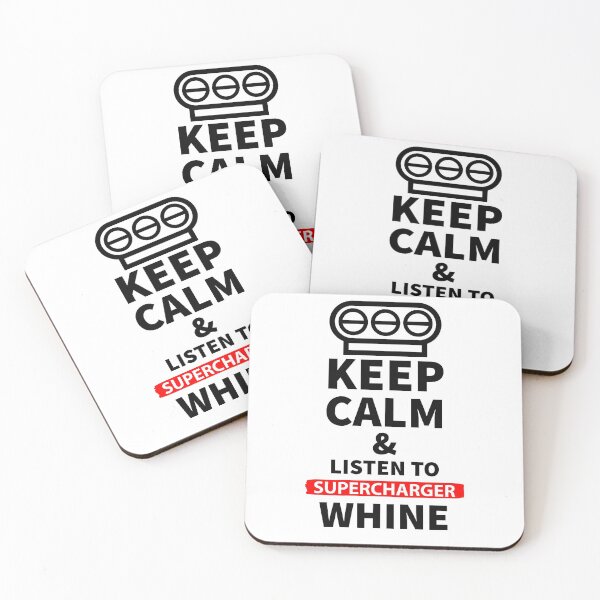 Item preview, keep calm and listen to supercharger whine designed and sold by ABS-Originals.