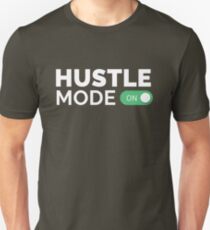 HUSTLE MODE ON - Startup/Entrepreneur Motivational Business Quotes T-shirts Slim Fit T-Shirt
