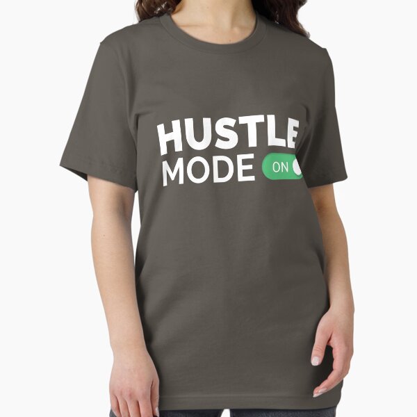 Item preview, HUSTLE MODE ON - Startup/Entrepreneur Motivational Business Quotes T-shirts designed and sold by funnyclan.