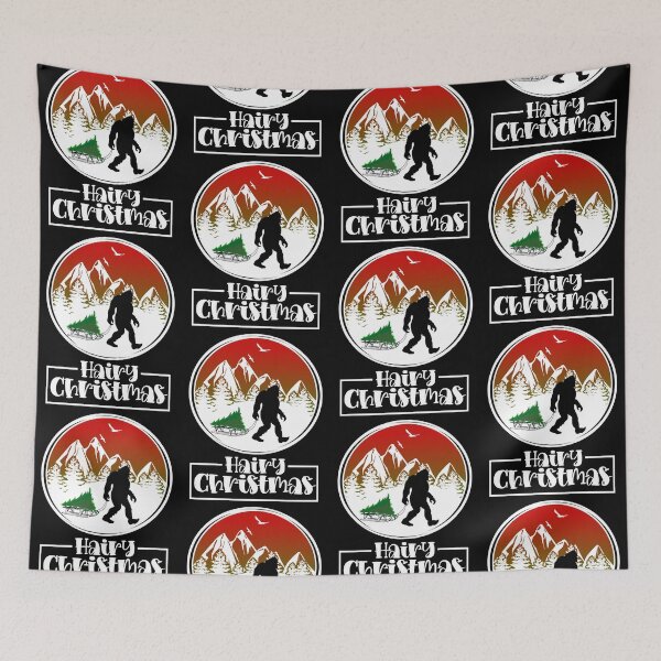 Item preview, Funny Bigfoot Christmas Hairy Christmas Sasquatch Xmas designed and sold by CharJens.